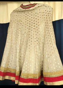polka skirt/lehanga dress