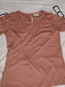 Mauve Pink Pearl Top