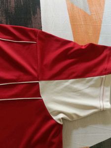 Red &amp; White Athletic T-Shirt