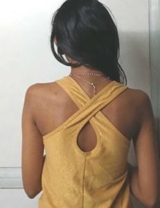 Criss Cross Back Tank Top