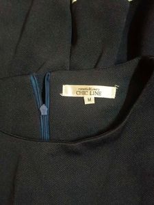 Navy Blue Fit &amp; Flare Dress
