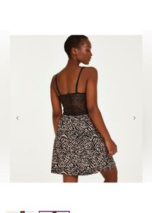 HunkemollerVera Jersey Lace Slip Dress