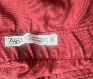 Zara Size S Faded heavy cotton dress