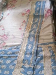 Printed Blue Kurta