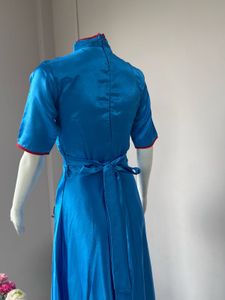 Cheongsam Blue Gown