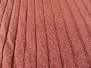 Zudio Rust Ribbed V-Neck Top