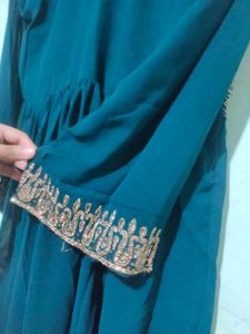 Elegant Blue Embroidered Kurta Set