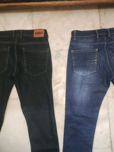 Men Jeans Combo Black/Blue(32)