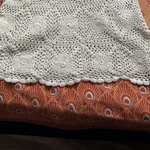 White Crochet Top