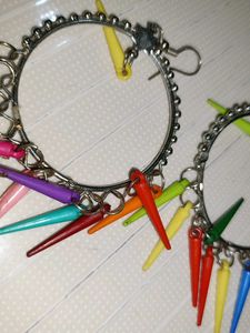 Colorful Spike Earrings