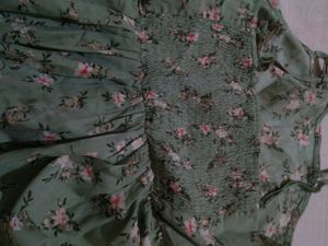 Shein Dress Flower Printed Size Small