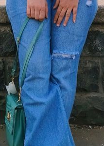 Ripped Light Wash Jeans