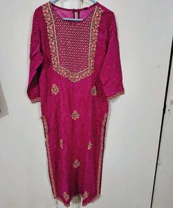 Beautiful Pink Kurta Set