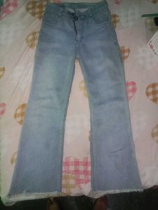 Light Blue Flare Jeans