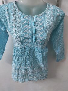 Tunic Style Top Chikankari