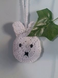 Crochet Miffy Pouch Charm