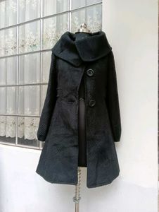 Black Woolen Coat ( DIA)( Booked)