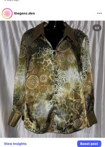 Vintage Patterned Blouse