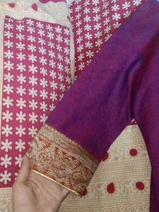 Purple Button-Down Tunic