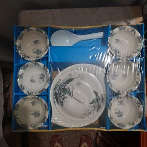Pudding Dinner Set Melamine 9 Pcs