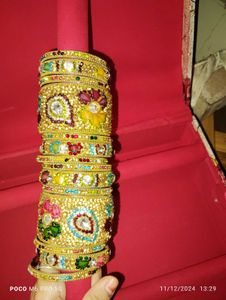 ✅ Bridal Bangals Hardly Used Due To Size Isue