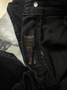 Redish Black Denim Jeans