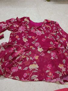 Floral Print Chiffon Blouse