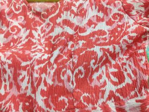 Trendy Printed Crop Top from Zudio - Size M