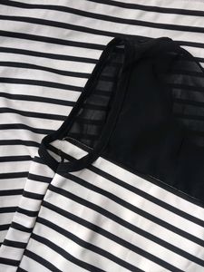 White/Black Dress