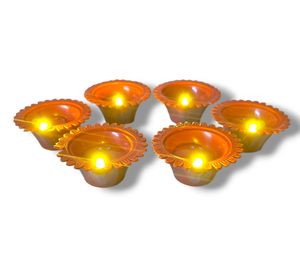 Led Water Sensor Diya Beautiful Flower Design