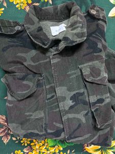 Army Print Jacket