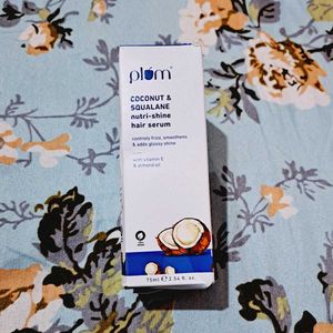 Plum Coconut Nutri-Shine Hair Serum For Smooth, Sh