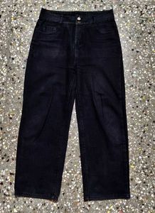 Black Straight Jeans