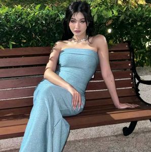 Shimmery Bluee Dress.