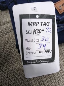 K@72 Size-30 (Sale) Latest Ladies high waist Jeans