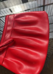 Red Multi purpose Pouch with Zipper