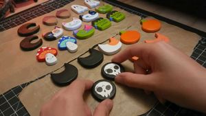Toy Made From Clay Attach With Magnet