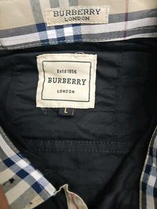 Burberry Black Dress Shirt
