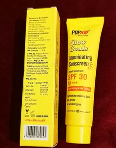 Popxo Glow Goals Illuminating Sunscreen SPF30