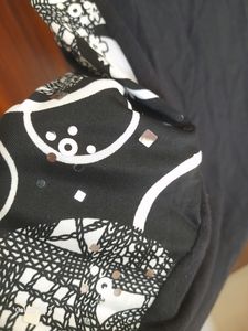 Black And White Top Sleeveless