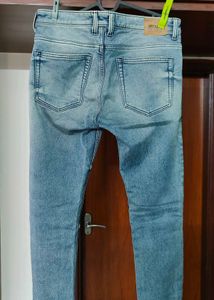 Distressed Denim Jeans