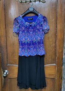 Unique Printed  Chinese Dress