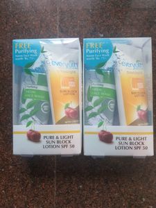 Combo Of Face Wash And Sunscreen