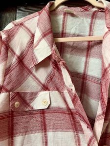 Red &amp; White Checkered Shirt