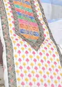 women&#39;s dress meterial with Lakhnavi embroidery