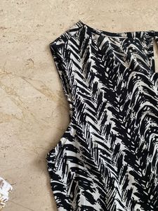 Chic Black &amp; White Maxi Dress