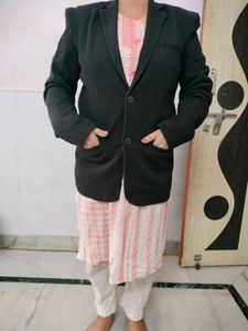 unisex Formal Black Blazer