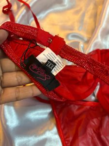 Red Lingerie Set