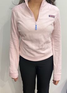Vineyard Vines Foreign Pink Sweatshirt With A Zip