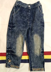 Acid Wash Capris